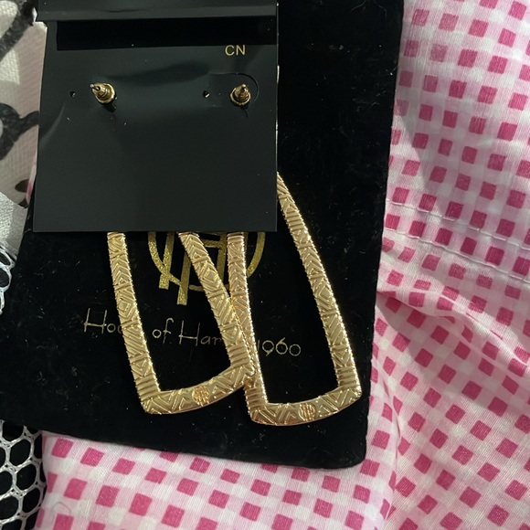 House of Harlow 1960 Mesa Door Knocker Earrings - Picture 4 of 6